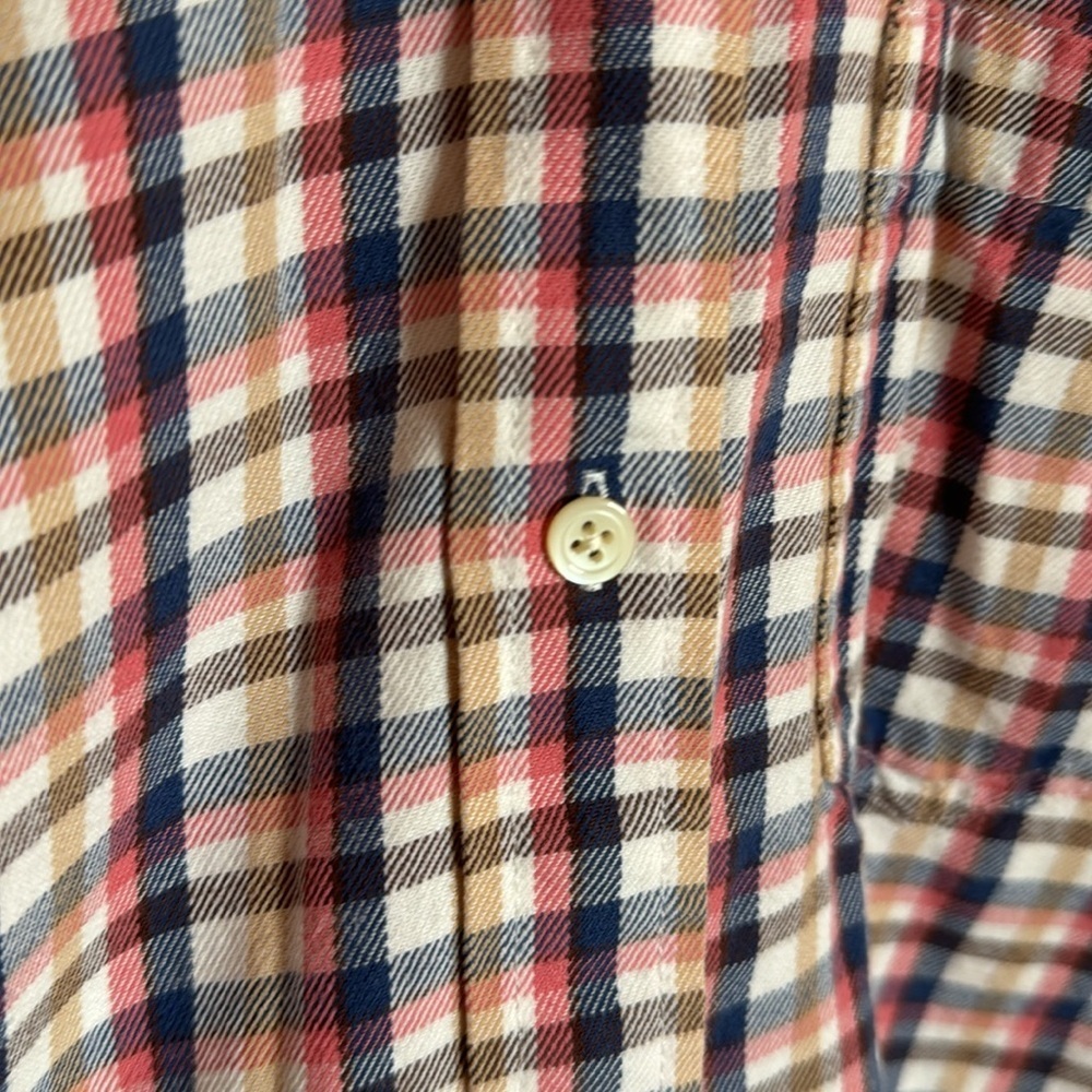 Madewell Flannel Button-Up Plaid Shirt Size Medium - Picture 3 of 9